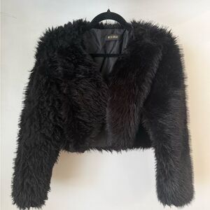 Women's Black Teddy Jacket